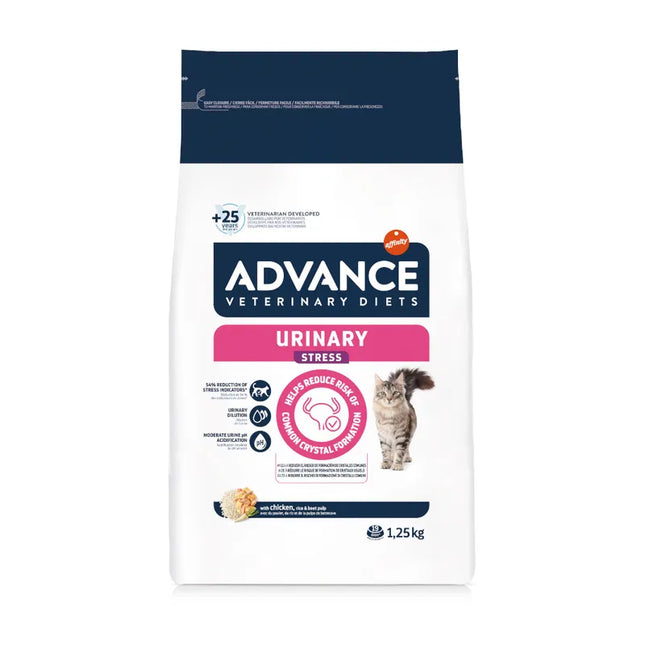 Advance Veterinary Diets Urinary Stress – Croquettes pour Chat 1,25 kg